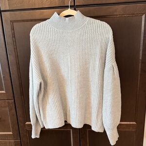 Anthropologie Light blue Knit Sweater